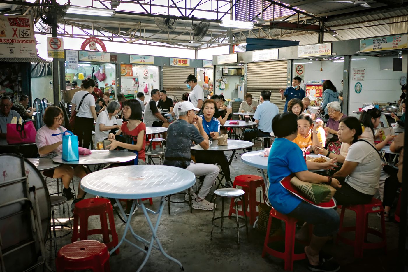 Hidden Food Court inside Pulau Tikus Wet Market