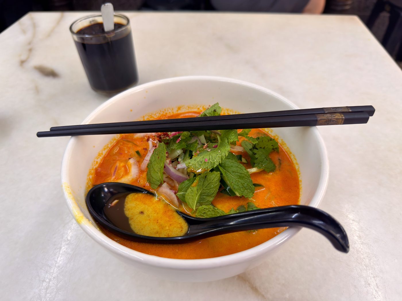 Bowl of Granny Q Lemak Laksa
