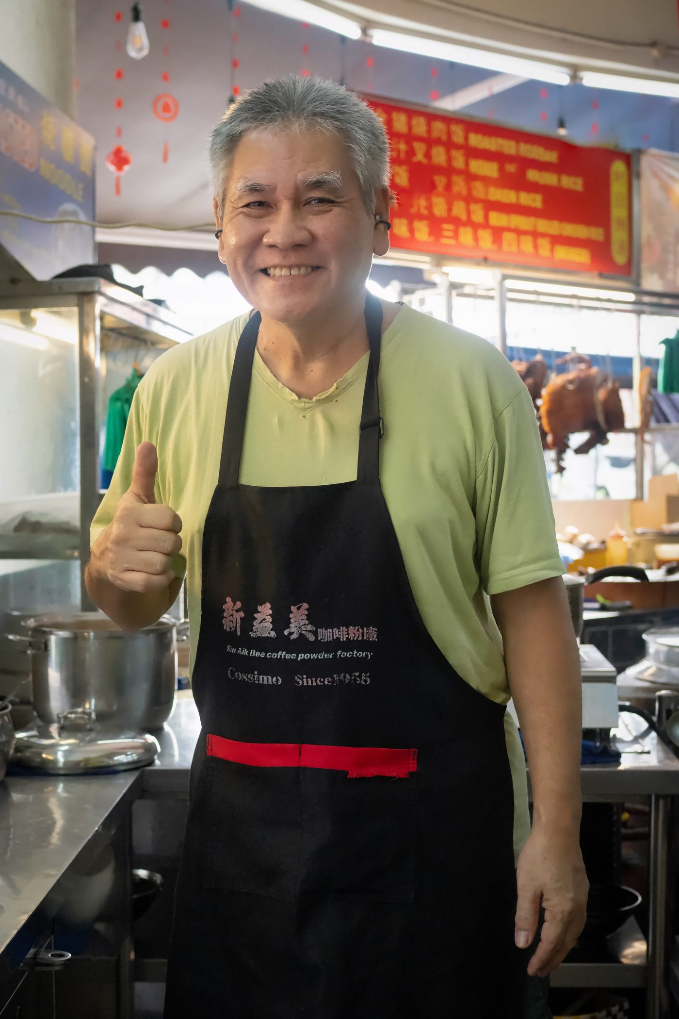 Hawker at Granny Q Lemak Laksa